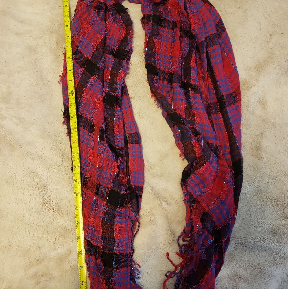 Flannel patterned scarf - Picture 3 of 3